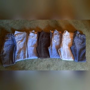 7 pairs womens torrid jeans lot